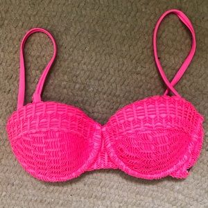 Hot Pink Bikini Top